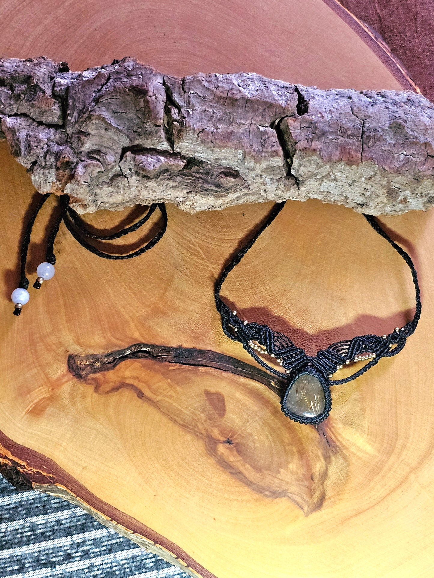 Halskette Rutilquarz