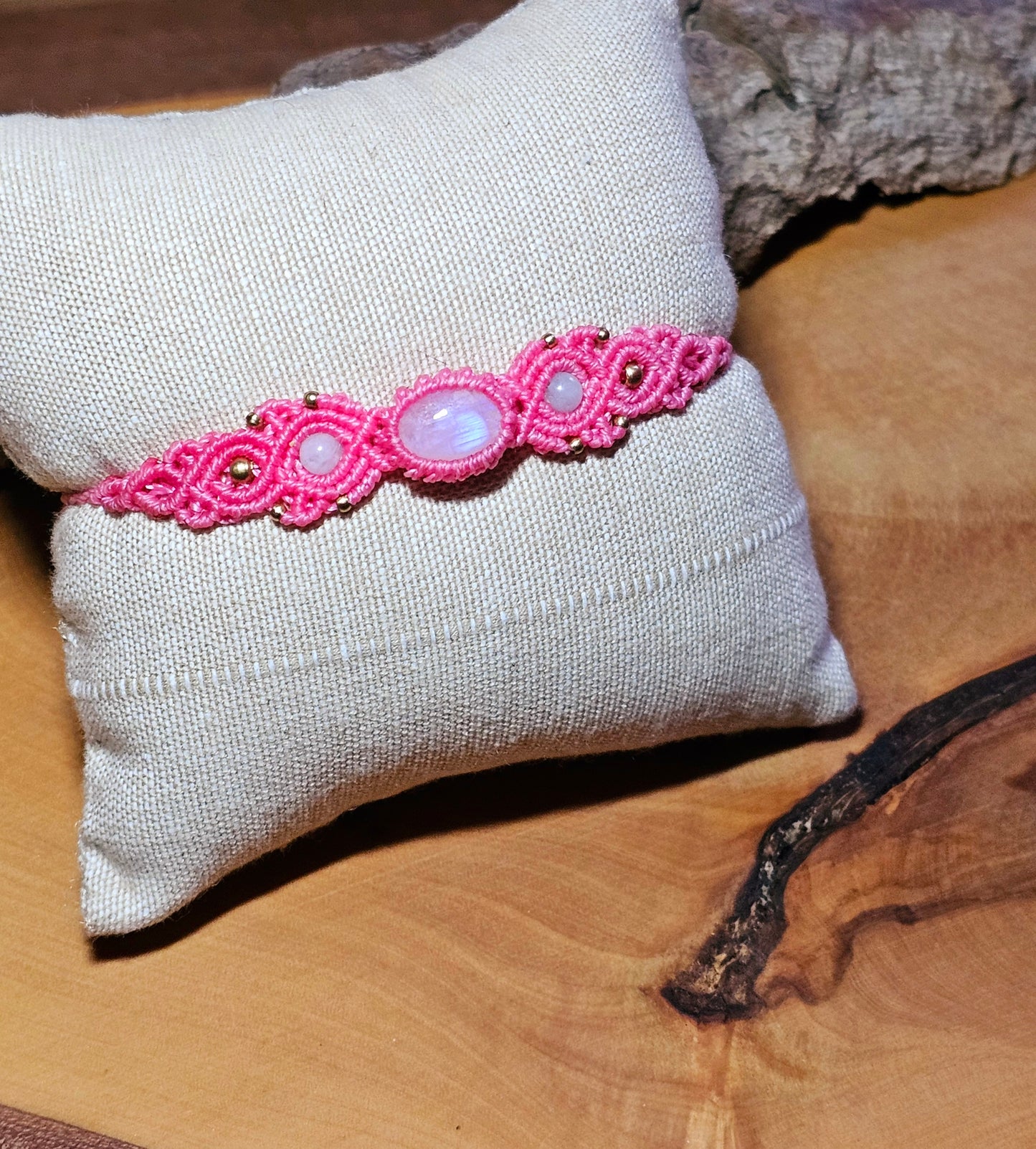 Mondstein Amazonit Armband