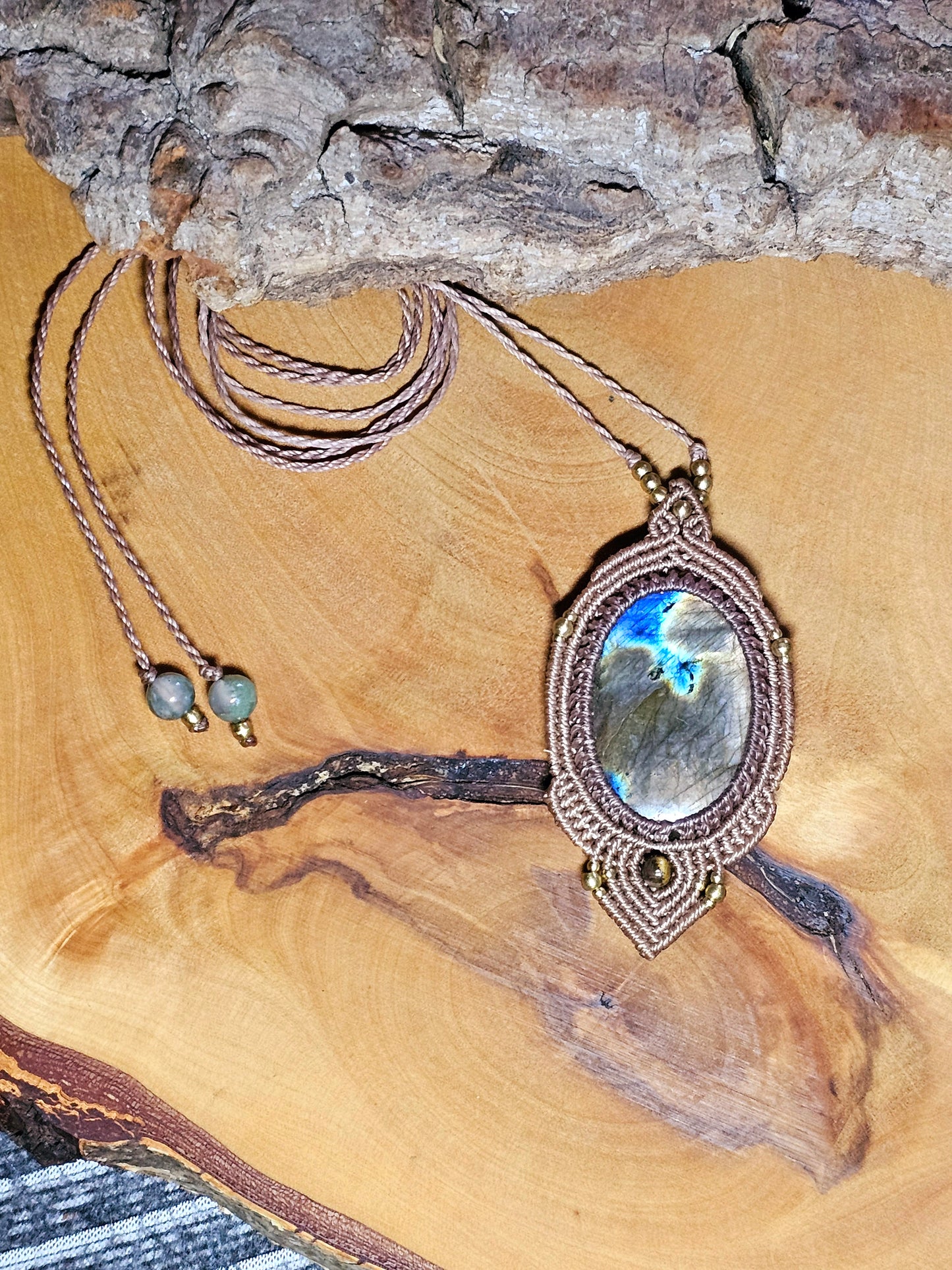 Labradorit Halskette